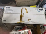 Kohler Sundae Single-handle Sprayer Faucet Vibrant Brushed # R29475-SD-2MB. Fixed Price $110.00.