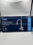 Project Source Ellesburg Pull-down Kitchen Faucet Stainless Steel 67726W-1008D2. Fixed Price $76.49.