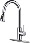 Kitchen Faucets With Pull Down Sprayer, Chrome, High Arc Single Handle - Classic. Fixed Price $89.97.