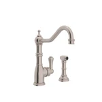 Rohl U.4746STN-2 Perrin And Rowe Single Hole Lever Faucet Sprayer Soap. Fixed Price $399.99.