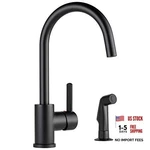Precept Single-handle Kitchen Sink Faucet With Side Sprayer Matte Black. Fixed Price $265.89.