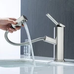 Kaiying Bathroom Sink Faucet With Pull Out Sprayer, Single Hole Utility Bar. Fixed Price $62.99.