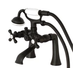 Kingston Brass KS268ORB Clawfoot Tub Filler/faucet With Hand Shower, Bronze. Fixed Price $357.47.