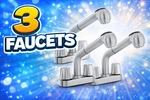 Premier Laundry Faucet 315347419 2-HANDLE Pull-out New (3-PACK). Fixed Price $79.99.
