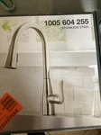 Glacier Bay Mckenna 1005 604 255 Pull-down Kitchen Faucet Stainless Steel. Fixed Price $44.49.