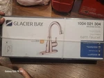 Glacier Bay Fairhurst Pull Down Kitchen Faucet With Turbo Spray, Fast Mount, Ss. Fixed Price $76.00.
