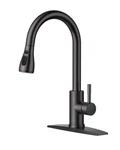 Forious Kitchen Faucets With Pull Down Sprayer, Oil Rubber Brown, High Arc Si.... Fixed Price $100.76.