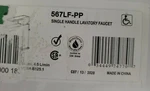 Delta Modern Hole Single-handle Bathroom Faucet Chrome, 567LF-PP. Fixed Price $67.99.