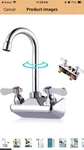 Iviga Polished Chrome 2-HANDLE Centerset Kitchen Faucet High Arc Swivel Brass. Fixed Price $40.00.