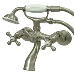 Kingston Brass KS266 Vintage Wall Mounted Clawfoot Tub Filler - Nickel. Fixed Price $415.97.