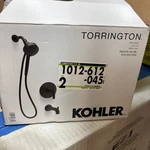 Kohler Torrington Single Handle 3-SPRAY Tub Shower Faucet 1.75 Gpm In.. Fixed Price $159.00.