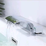 Aleasha Double-handle Roman Tub Faucet In Chrome. Fixed Price $75.99.