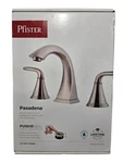 Pfister Pasadena 8IN Widespread 2-HANDLE Bathroom Sink Faucet Brushed Nickel. Fixed Price $80.81.