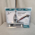 Aqua Plumb Chrome Finish Non Metallic Kitchen Faucet Single Handle New 3 Hole. Fixed Price $16.49.