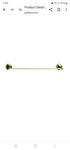 Kohler K-475-AF Memoirs 18" Towel Bar, French Gold. Fixed Price $95.00.