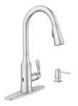 Moen Cadia 87869EWSRS Touchless Activation Pulldown Kitchen Faucet In Spot. Fixed Price $174.99.