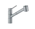 Franke FF2080 Twin Series Kitchen Faucet With Pull Out Satin Nickel. Fixed Price $609.00.
