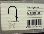 Hansgrohe Talis Pulldown Spray Ostyle 72800141 Kitchen Faucet Brushed Bronze. Fixed Price $374.99.