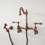Signature Hardware RS-5086-ORB-LEAD Free Felicity Wall Mount Kitchen Faucet With. Fixed Price $105.00.