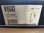 Vigo VG02008S Gramercy 1 Hole Pull Down Kitchen Faucet - Matte Brushed. Fixed Price $149.96.