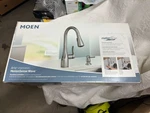 Moen Arlo Motionsense Wave Pull Down Stainless Faucet 87087EWSRS Open Box New. Fixed Price $189.99.