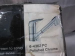 Spc Neo 6-4362 Contemporary Design Polished Chrome Pull Out Kitchen Faucet. Fixed Price $69.99.