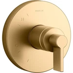 Kohler Components 1-HANDLE Valve Trim Kit In Vibrant Brushed Moderne Brass. Fixed Price $329.95.