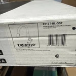 Delta 9113T-BL-DST Kitchen Faucet Touch Activated Black Brushed New In Box. Fixed Price $199.00.
