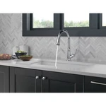Delta 9110-DST Kitchen Faucet 1/2" Chrome 1.8 Gpm Single Handle Lever. Fixed Price $351.47.