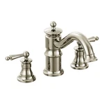 Moen Waterhill TS214NL Polished Nickel Two Handle Roman Tub Faucet. Fixed Price $569.95.