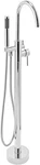 Akdy Freestanding Floor Mount Handle Tub Filler With Shower Chrome TF0021. Fixed Price $61.56.