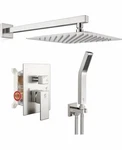 Sr Sun Rise 12 Inch Bathroom Luxury Mixer Combo Set Wall Mounted Rainfal. Fixed Price $99.99.