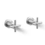 Kohler T144293CP Purist Deck Or Wallmount Bath Faucet Handle Trim With Cross. Fixed Price $199.99.