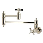 Kingston Brass KS310.ZX Millennium 3.8 Gpm Wall Mounted Hole - Nickel. Fixed Price $415.97.