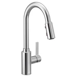 Moen Genta Lx Chrome One-handle Modern Kitchen Faucet With Pull Down Sprayer,. Fixed Price $245.00.
