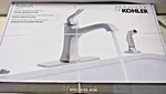 Kohler Kitchen Faucet W/ Side Sprayer Stainless Finish Rubicon R26581-VS. Fixed Price $45.00.