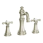 Moen TS42114BN Weymouth Two-handle High Arc Bathroom Faucet In Brushed Nickel. Fixed Price $889.03.