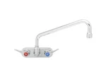 T&s Brass B-1117-CR 4" Wall Mount Workboard Faucet W/ 10" Swing Spout. Fixed Price $134.49.