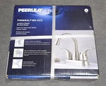 Peerless Two Handle Brushed Nickel Bathroom Faucet P99694LF-BN-ECO. Fixed Price $29.95.