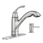 Moen Marietta Single-handle Sprayer Kitchen Faucet Spot Resist Stainless. Fixed Price $77.95.