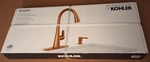 Kohler Anessia R33444-SD-2MB Pull-down Kitchen Faucet Brushed Brass Finish. Fixed Price $195.00.