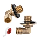 Phivan Wall Mount Faucet Installation Kit 1/2" Npt Solid Brass. Fixed Price $25.04.