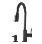Better Homes & Gardens Elmont Pull-down Kitchen Faucet Matte Black. Fixed Price $82.99.