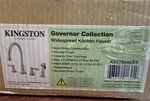Kingston Brass KS2798ALBS Governor Deck Mount Kitchen Faucet With Sprayer. Fixed Price $139.99.