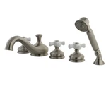 Kingston Brass - KS33385PX Roman Tub Faucet With Hand Shower, Brushed Nickel. Fixed Price $475.00.