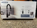 New Moen Lilibeth 1-HANDLE Pulldown Kitchen Faucet W/sprayer Matte Black 87913BL. Fixed Price $179.97.