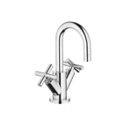 Dornbracht Tara Single-hole Basin Mixer Raised Base W.out Pop-up Waste Brushe. Fixed Price $780.00.