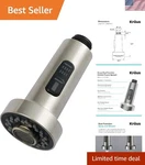 Upgrade Your Kitchen With KFS-1SS Dual Function & Stream Faucet Sprayer. Fixed Price $54.99.