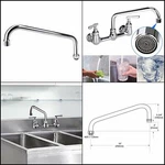 10 Inch Swivel Spout For Commercial Faucet Gooseneck Kitchen Replacement. Fixed Price $28.56.