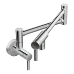 Moen S665 Modern Chrome Two-handle Pot Filler Kitchen Faucet. Fixed Price $248.15.
